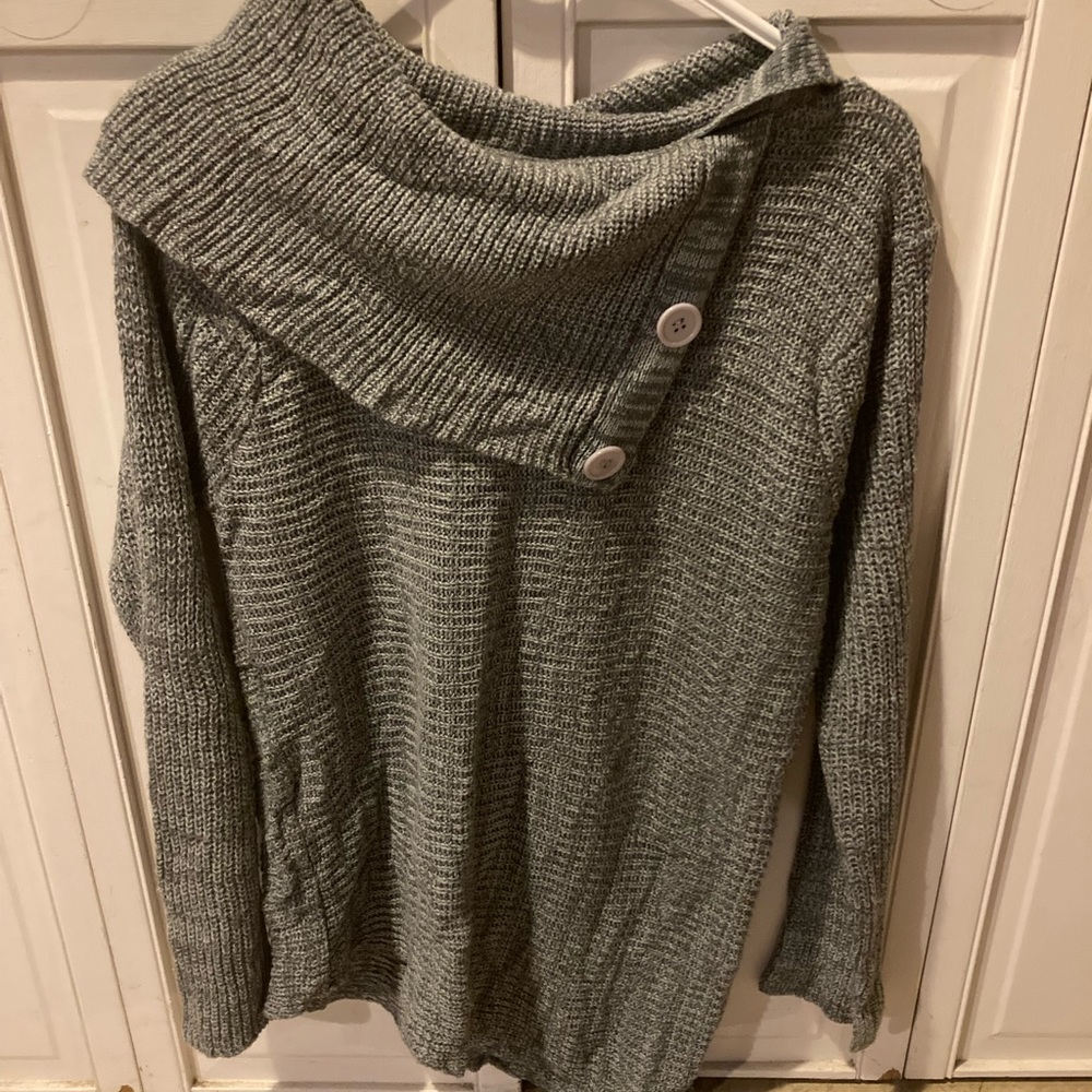 Grey Audrey lane sweater